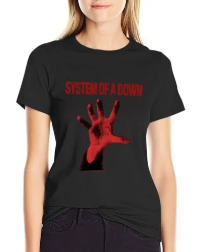 System Of A Down 077 T-Shirt animal prinfor anime animal print aesthetic clothes spring clothes Women 2024
