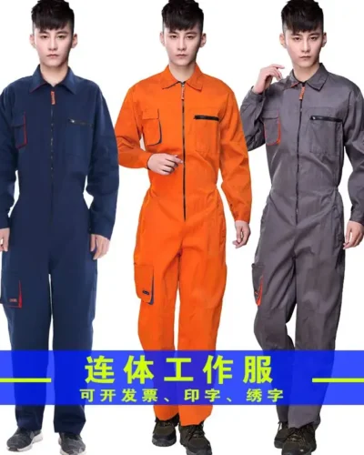 Work Overall Uniform Men Women Working Coveralls Welding Suit Car Repair Workshop Mechanic Plus Size Clothes