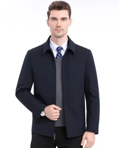 brand turn down coat casual jacket Men Simple top business new jacket Men's Bomber Zipper Jacket Baseball Coat Men Plus size 4XL