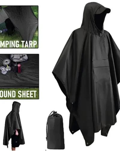 Coat Hooded Raincoats Travel Hiking Fishing Climbing Poncho Outdoor Portable Adult Waterproof Raincoat Women Men Practical Rain