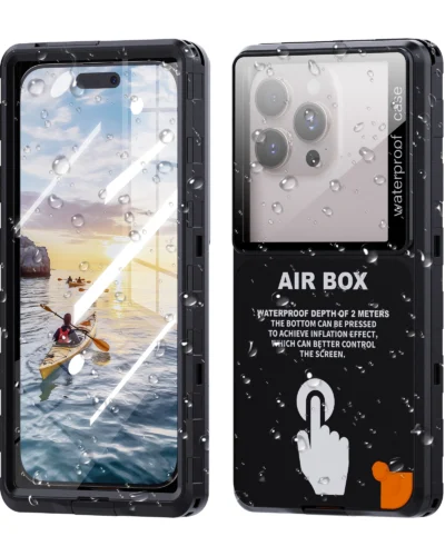 Shellbox Waterproof Phone Case for 6.9' Devices Transparent Universal Touch Screen Underwater Dust And Drop Protection IP68 New