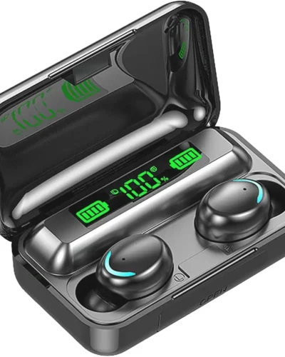 F9 5C Wireless Bluetooth Headphones Tws Waterproof Earbuds Earphones Digital Display Heaset Large Capacity Charging Case