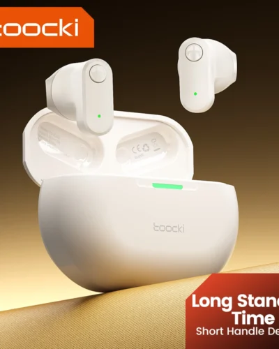 Toocki EJ05 Wireless Earphone TWS Bluetooth 5.3 Headphones Mini 3D Hifi Stereo Earbuds With Microphone for Mobile Phone Android