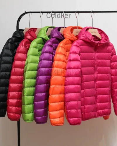 Down Jacket Women Coat Autumn Winter Jackets For Girls Warm Quilted Parka Ladies And Light Female Ultralight Hooded Plus Size