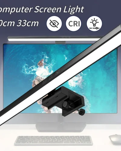 33cm 50cm Bar LED Desk Lamp USB PC Computer Monitor Screen Light Dimmable 3 Colors Hanging Table Lamp for Reading Study Work