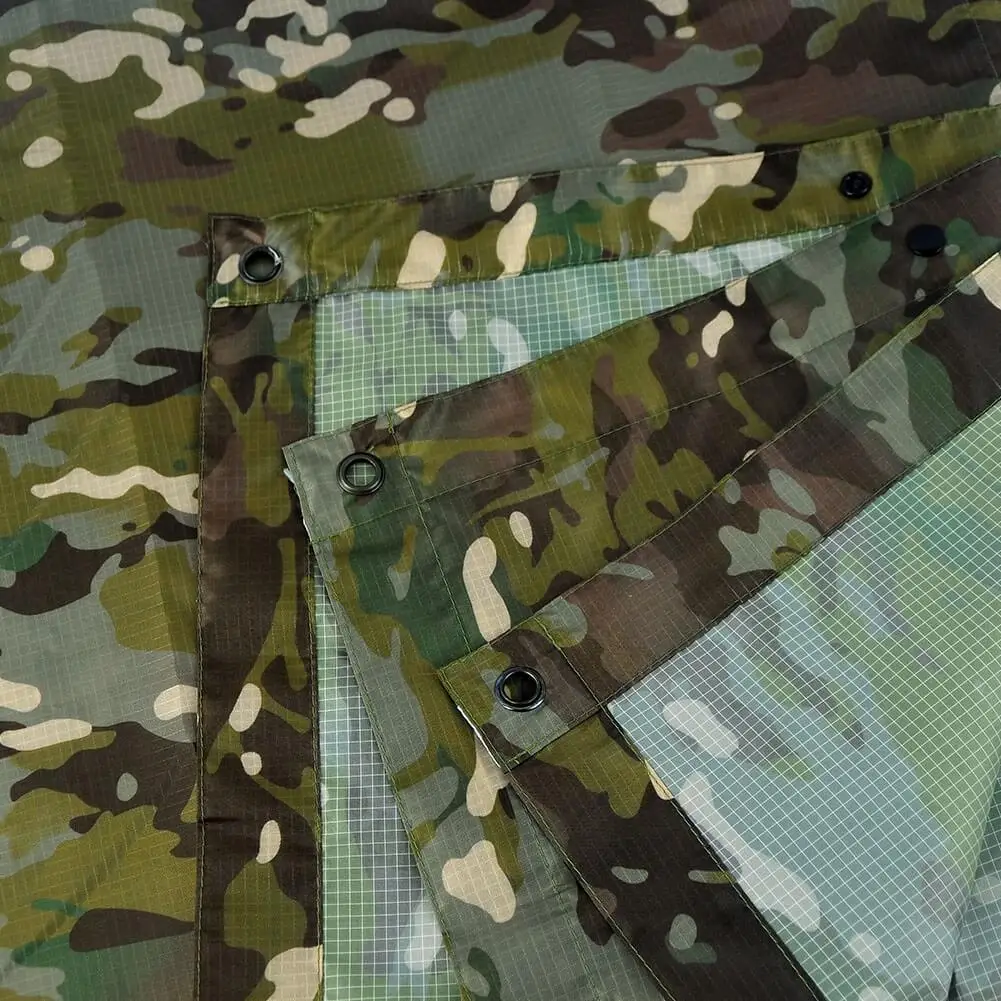 CP Jungle Portable Camouflage Waterproof Fabric Rain Protection Cape Adult Poncho Raincoat Cloak Travel Rainproof Motorcycle Man - Image 5