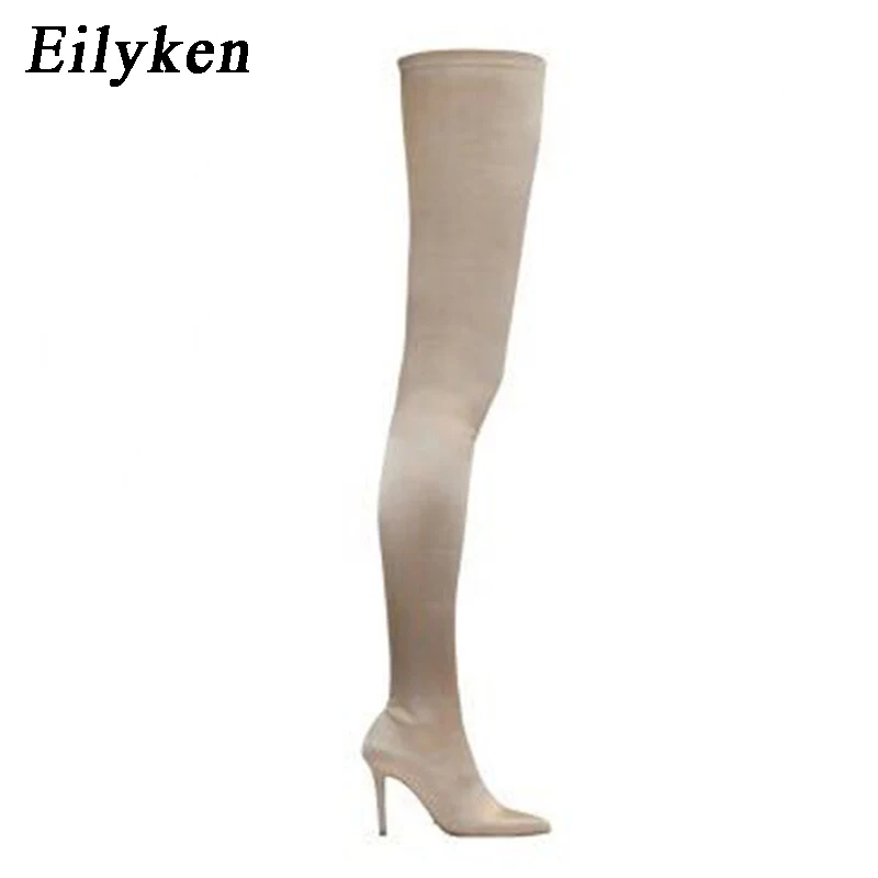Eilyken 2025 Thigh High Women Boots Over The Knee Elastic Stretch Sexy Nightclub Shoes Long Zapatillas Mujer - Image 4