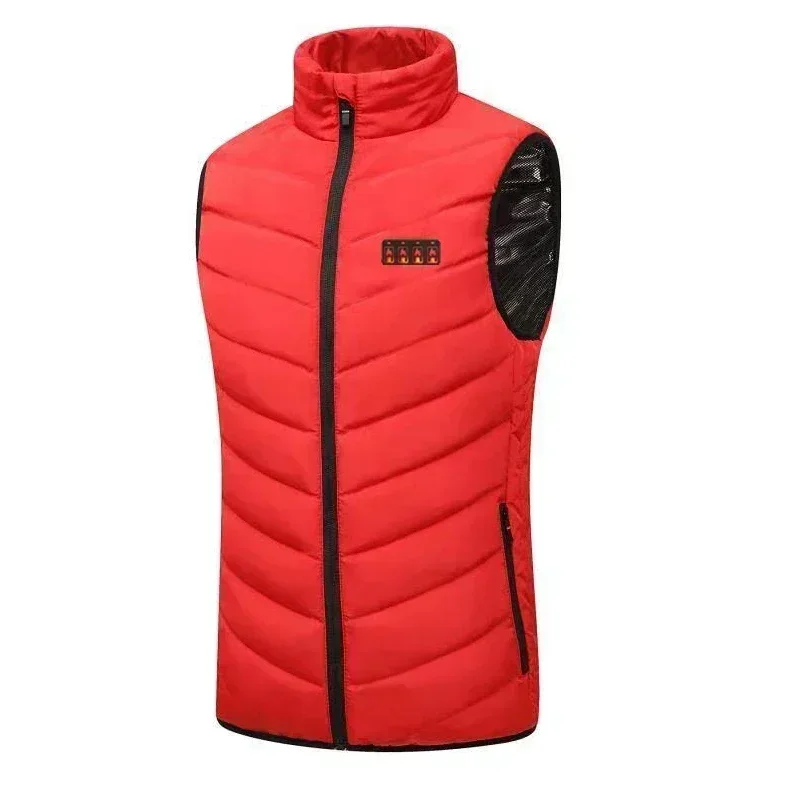 27 Areas Heated Vest Jacket Usb Men Winter Electrically Heated Thermal Waistcoat Heating Clothing New Ski Warm Sleeveless Jacket - Image 6