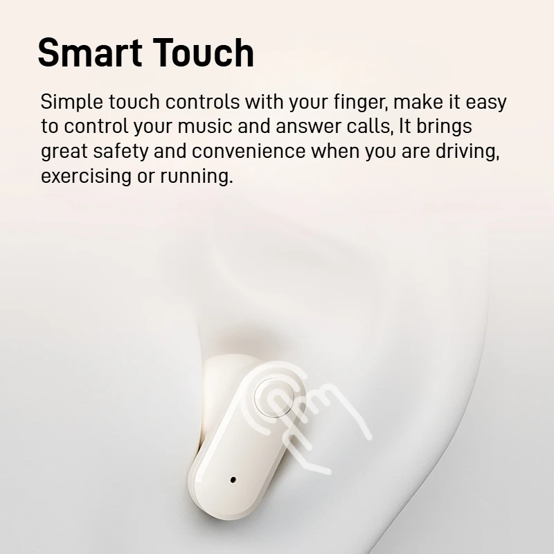 Sansui W97 Bluetooth TWS Earbuds 2cm Ultra Mini in-Ear Wireless Earphone IPX4 Waterproof Sport Bluetooth Headphones ENC HD Calls - Image 5