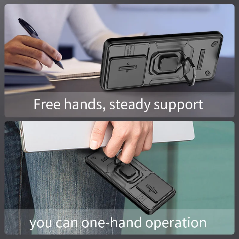 For OnePlus Nord 4 5G Case Car Magnetic Ring Stand Armor Phone Cases for One Plus Nord4 1+Nord 4 2024 CPH2663 6.74" Back Cover - Image 3