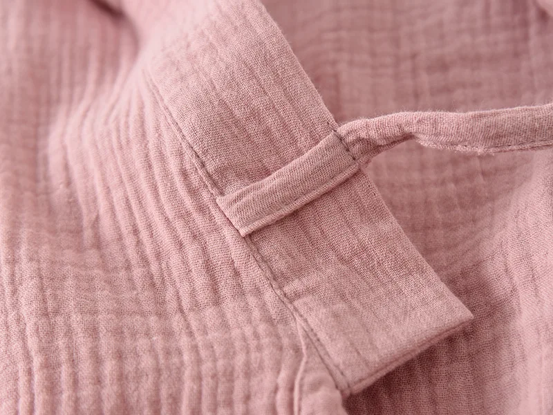 New spring and autumn Japanese kimono robe couple cotton crepe bathrobe men and women kimono robe robes for women sleepwear - Image 6