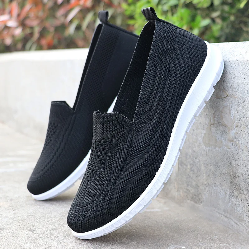 Old Beijing Cloth Shoes, Women's New Spring/Summer Casual Single Shoes, Soft Sole, Mid to Old Age Mom Flat Shoes, 2024 - Image 4