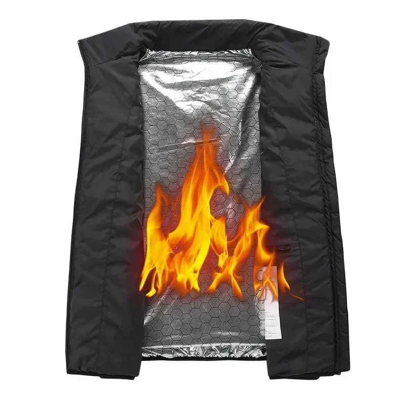 27 Areas Heated Vest Jacket Usb Men Winter Electrically Heated Thermal Waistcoat Heating Clothing New Ski Warm Sleeveless Jacket - Image 5