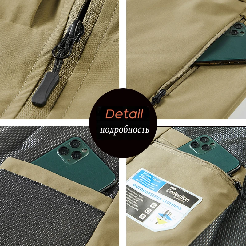 Men Outdoor Leisure Breathable Sleeveless Vest Men Solid Fishing Photography Waistcoat Tactical Casual High-Quality Vests Male - Image 6