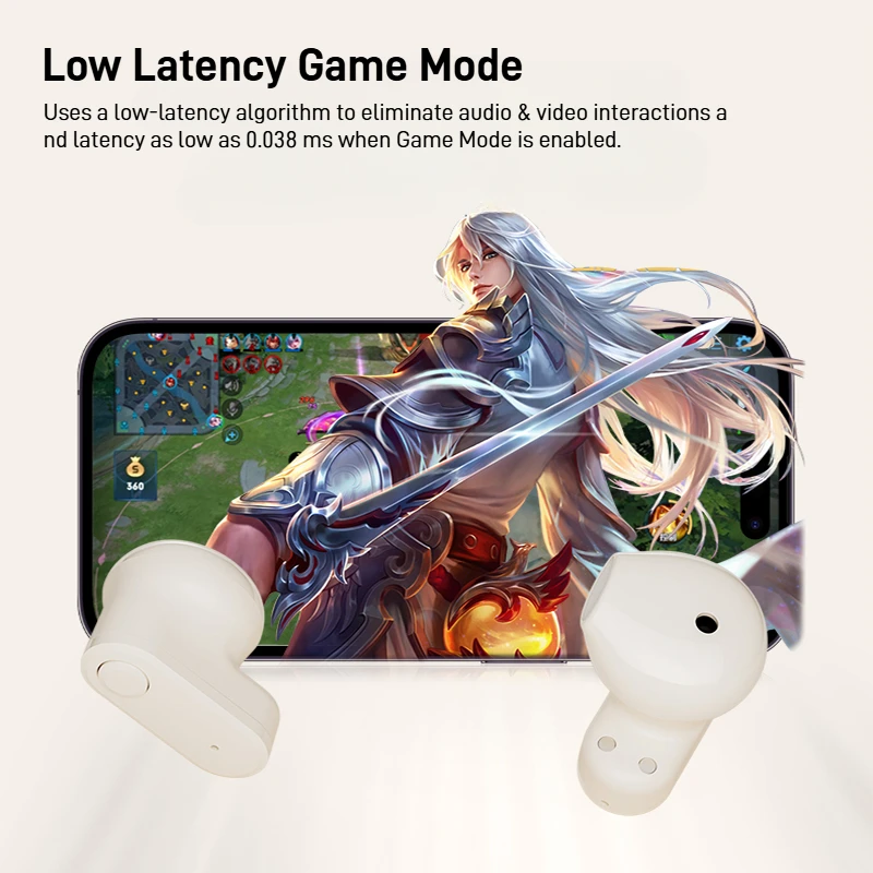 Sansui W97 Bluetooth TWS Earbuds 2cm Ultra Mini in-Ear Wireless Earphone IPX4 Waterproof Sport Bluetooth Headphones ENC HD Calls - Image 6