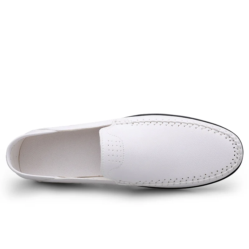 Split Leather Men Loafers Slip On Flats Casual Shoes For Men Moccasins Super Soft Men Footwear For Summer And Spring - Image 4