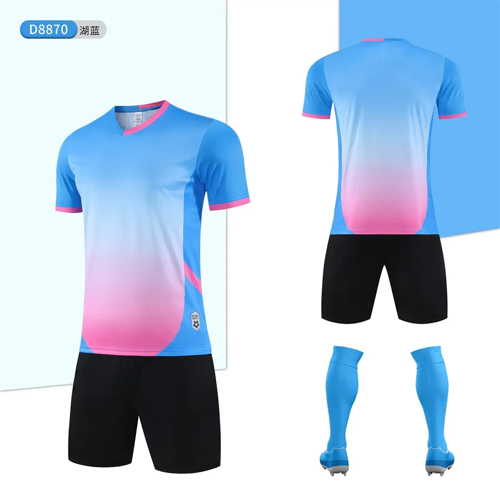 Football Jerseys Men's Plus-Size Breathable Comfortable Custom Letters Number Name Soccer Team Training Sport Uniform - Image 6