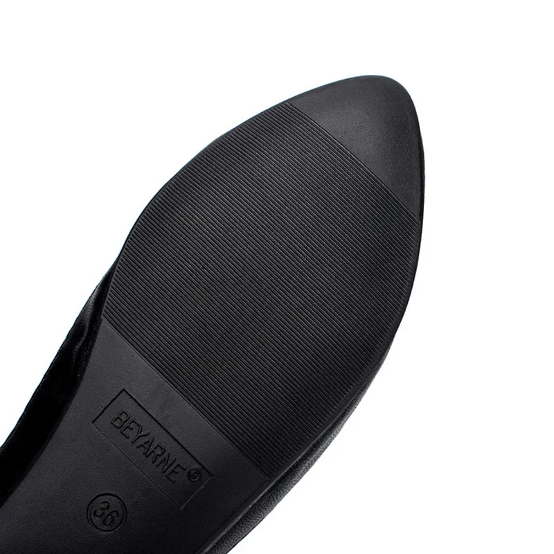 BEYARNE Womens Flats Women Casual Shoes Moccasins Shoes Woman Slip On Pointed Toe Flat Shoes zapatos planos mujer scarpe - Image 5