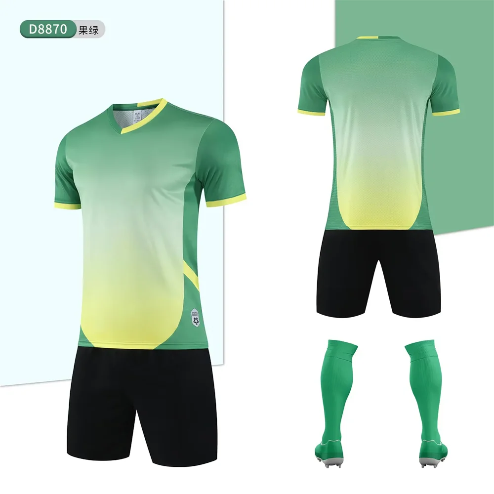 Football Jerseys Men's Plus-Size Breathable Comfortable Custom Letters Number Name Soccer Team Training Sport Uniform - Image 5