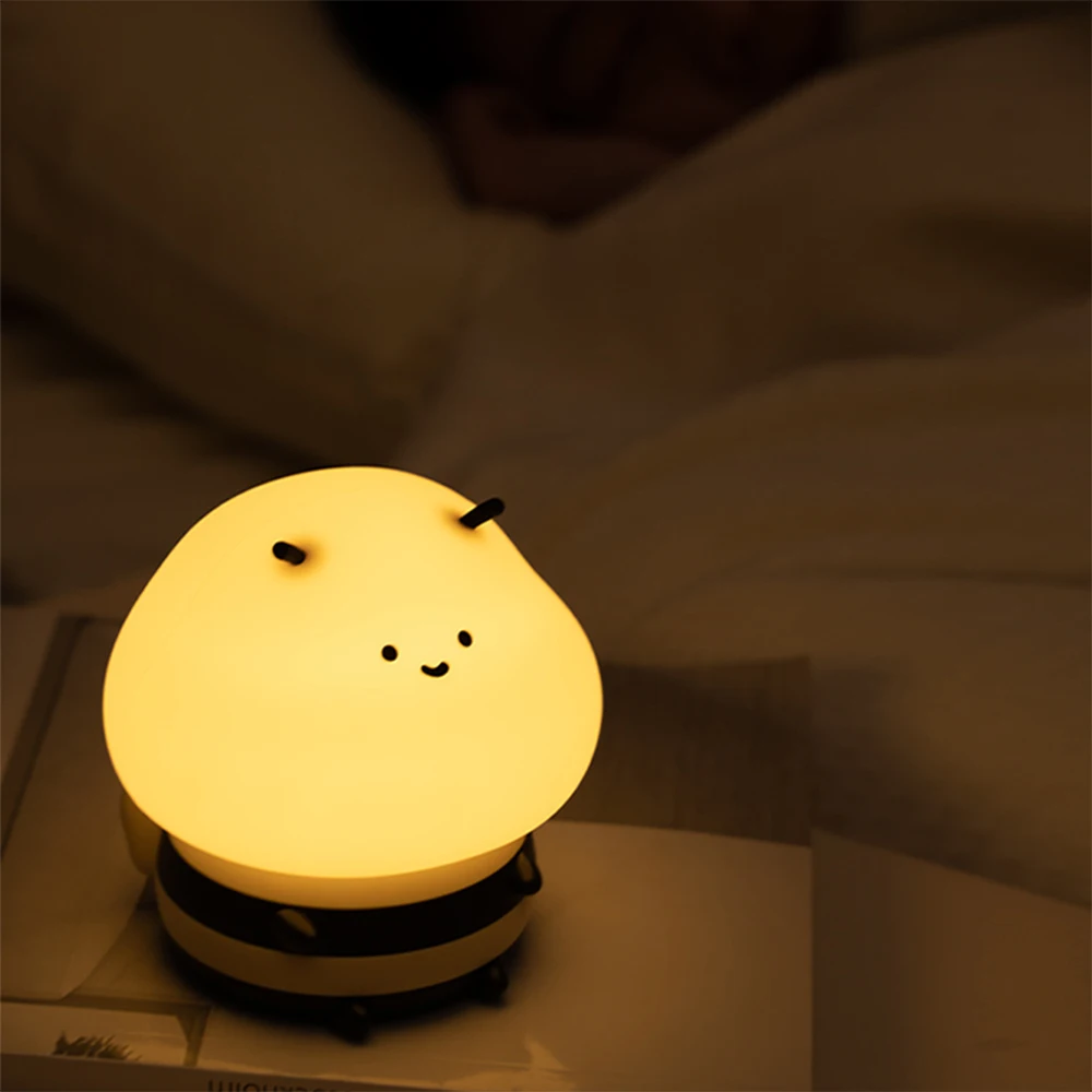 LED Night Lights Bee Creative Bedside Room Decoration Atmosphere LED Light Desk Lamp Nightlight for Kids Christmas Birthday Gift - Image 5