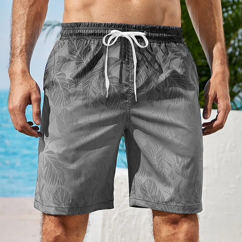 Gradient Graphic Beach Shorts For Men Colorful 3D Printed Board Shorts Summer Casual Vacation Short Pants Loose Surf Swim Trunks - Image 5
