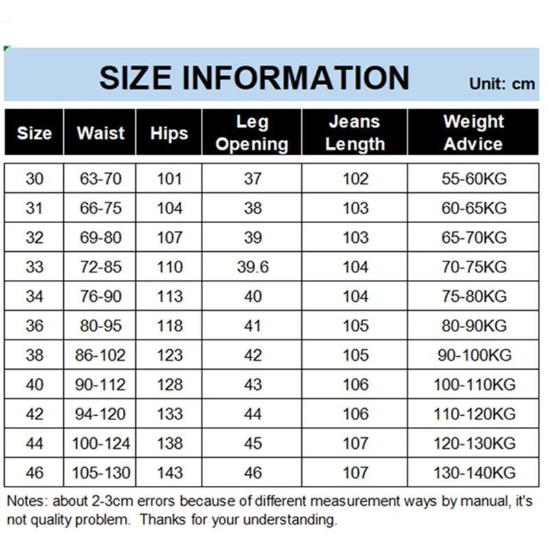 Thick Jeans Wide Leg For Men Autumn Straight 140KG Stretched Gray Denim Trousers Elastic Waist Plus Size 42 44 46 Male Pants - Image 6