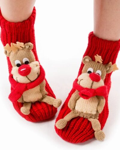 3D Animal Print Thermal Socks – Warm Cute Winter Socks for Women & Men